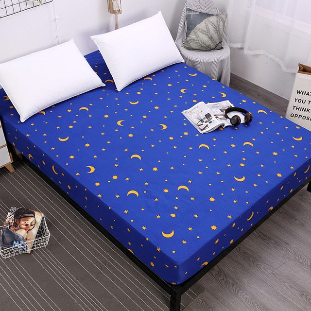 Solen's All in One Waterproof Bedsheet with Printed Designs