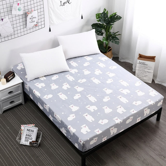 Solen's All in One Waterproof Bedsheet with Printed Designs