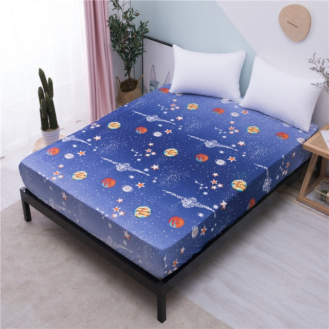 Solen's All in One Waterproof Bedsheet with Printed Designs