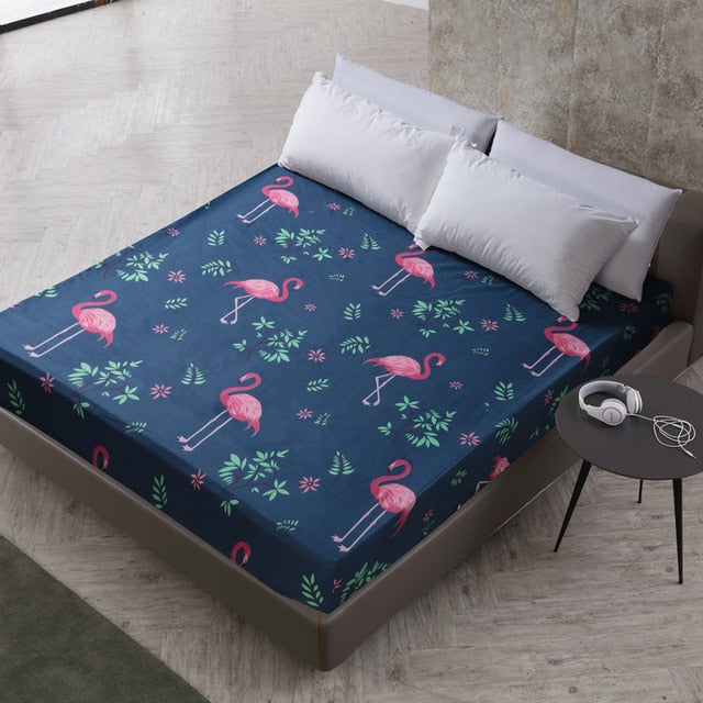 Solen's All in One Waterproof Bedsheet with Printed Designs