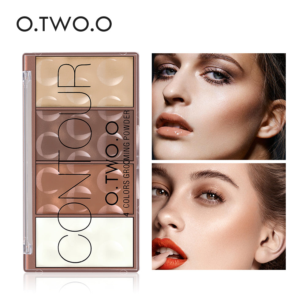 Contour Palette Face Shading Grooming Powder Makeup (O.TWO.O)