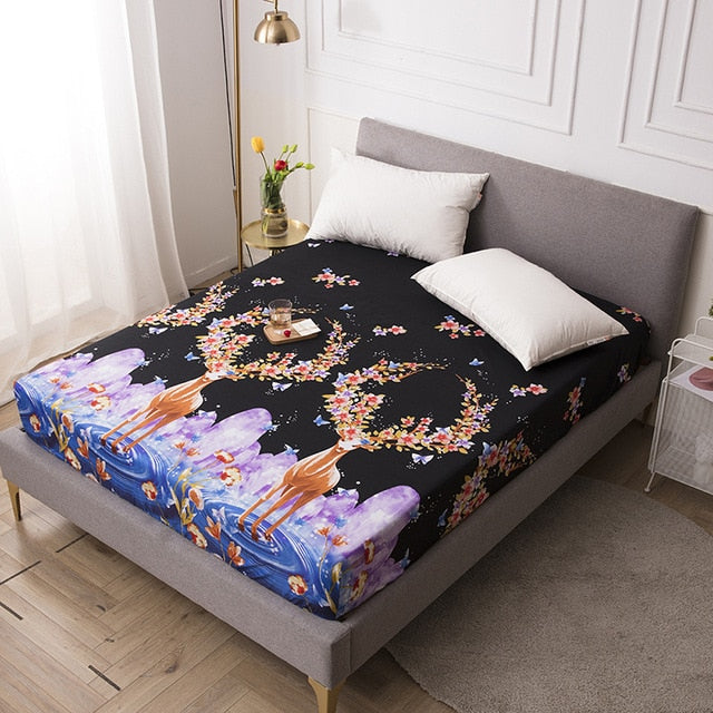 Solen's All in One Waterproof Bedsheet with Printed Designs