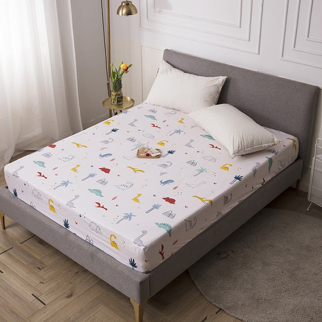 Solen's All in One Waterproof Bedsheet with Printed Designs