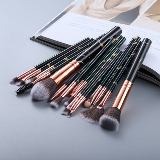 Makeup Brushes Tool Set (FLD) Cosmetic Blending Beauty