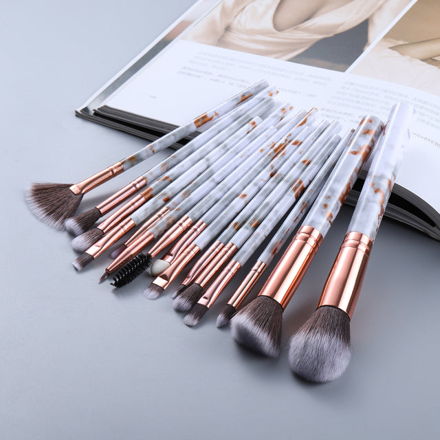 Makeup Brushes Tool Set (FLD) Cosmetic Blending Beauty