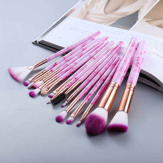 Makeup Brushes Tool Set (FLD) Cosmetic Blending Beauty