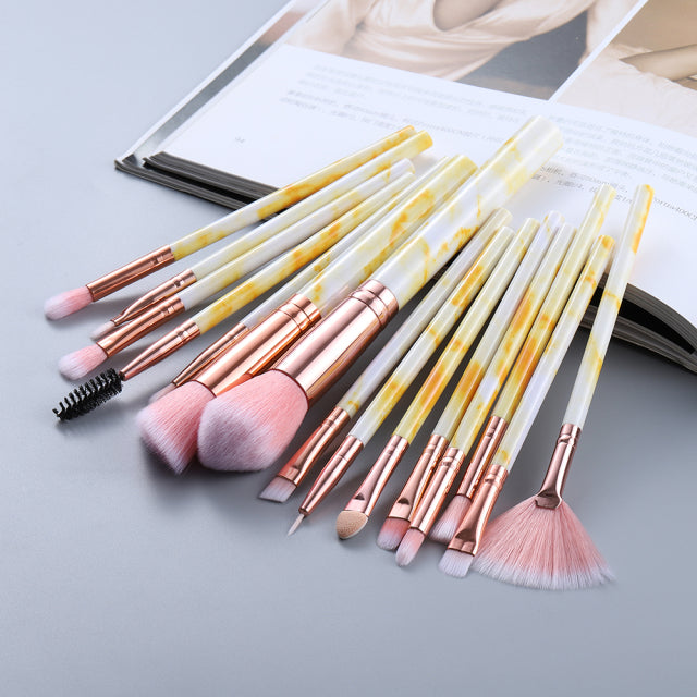 Makeup Brushes Tool Set (FLD) Cosmetic Blending Beauty