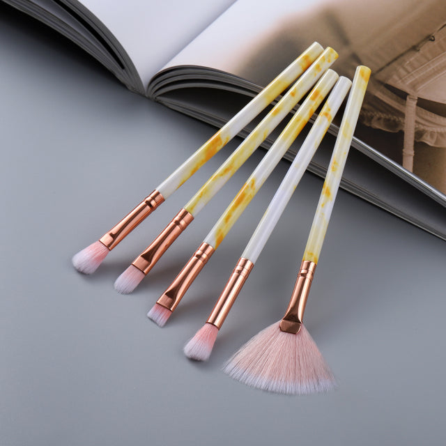 Makeup Brushes Tool Set (FLD) Cosmetic Blending Beauty