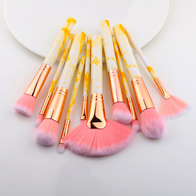 Makeup Brushes Tool Set (FLD) Cosmetic Blending Beauty