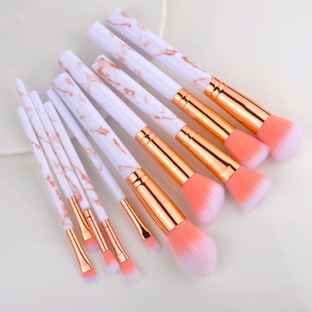 Makeup Brushes Tool Set (FLD) Cosmetic Blending Beauty