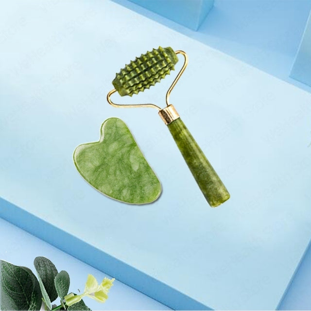 Gua Sha Board Beauty Thin Lift Skin Care Roller Jade Face Guache Scraper