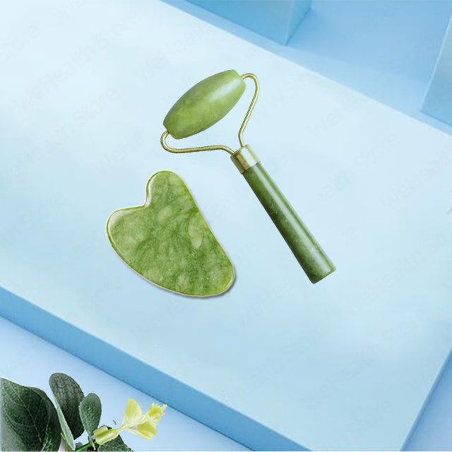 Gua Sha Board Beauty Thin Lift Skin Care Roller Jade Face Guache Scraper