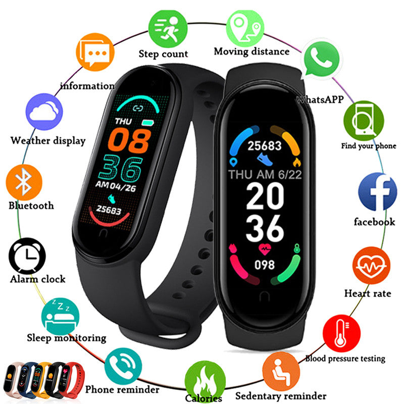 Smart Watch for Men Women Fitness Sports M6