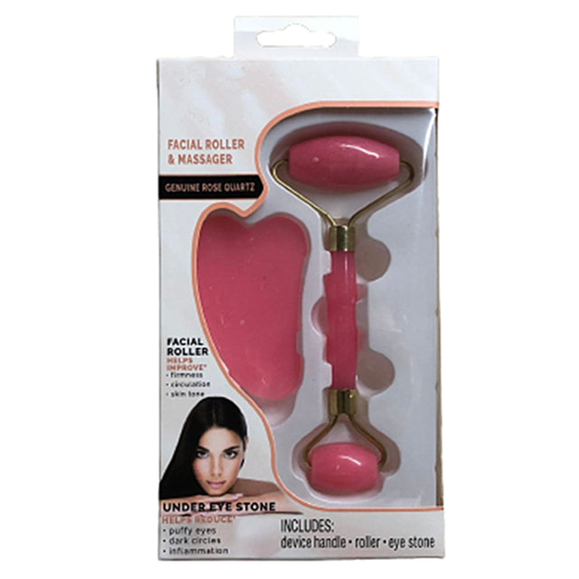 Gua Sha Scraper Rose Quartz Beeswax Guasha For Face Neck Wrinkle Remover