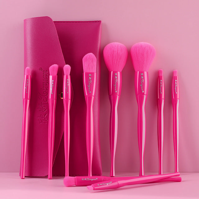 Candy Makeup Brush Set Pink Blush