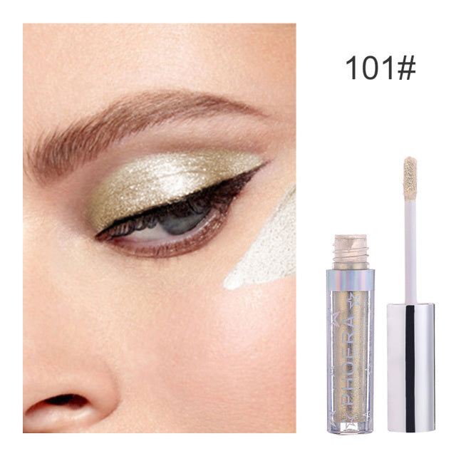 Eye Liner Pen Eyeshadow Palette Lasting Shimmer (PHOERA)